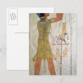 Een Inmutef-priester die een aanbod doet Briefkaart (Voorkant / Achterkant)