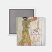 Een Inmutef-priester die een aanbod doet Magneet (Voorkant / Achterkant)