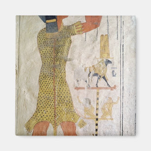 Een Inmutef-priester die een aanbod doet Magneet