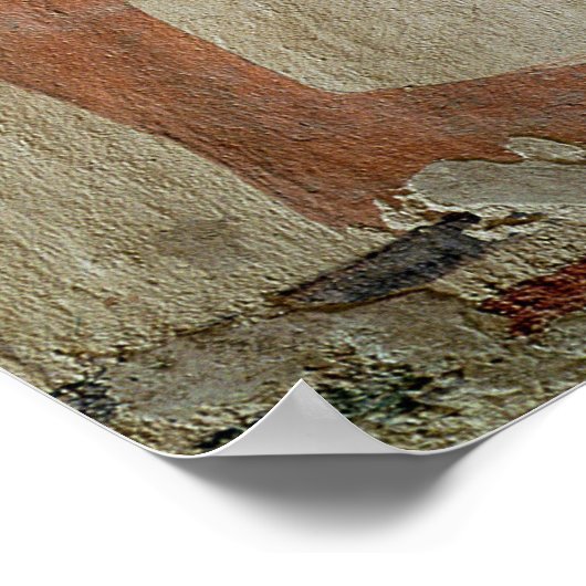 Een Inmutef-priester die een aanbod doet Poster (Hoek)