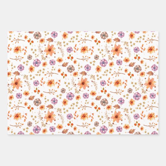 Een inpakpapier dat je de herfststemming geeft (Voorkant 3)