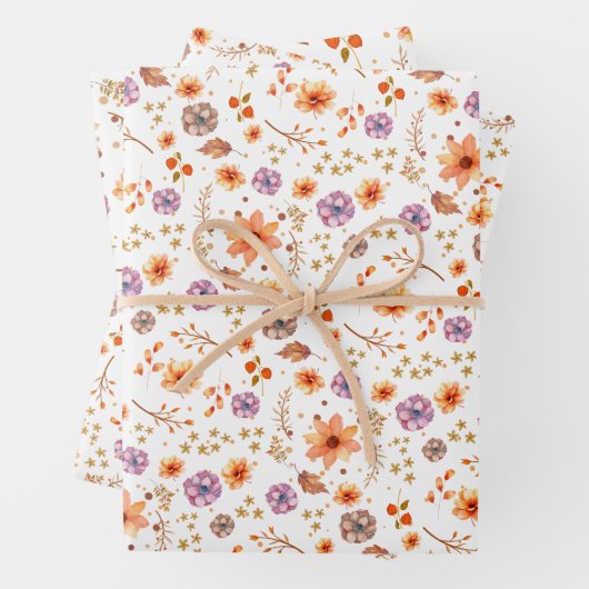 Een inpakpapier dat je de herfststemming geeft (In situ)