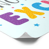 Een inspanning doen zonder een excuus voor groei poster (Hoek)