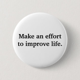Een inspanning leveren ronde button 5,7 cm