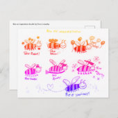 Een inspiratie zijn briefkaart (Voorkant / Achterkant)