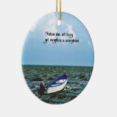 Een inspirerend bericht keramisch ornament (Rechts)