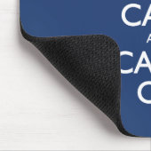 Een inspirerend bericht om gefocust te blijven en  muismat (Hoek)