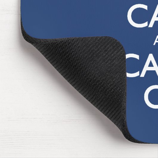 Een inspirerend bericht om gefocust te blijven en  muismat (Hoek)