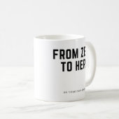 Een inspirerend cadeau koffiemok (Voorkant rechts)