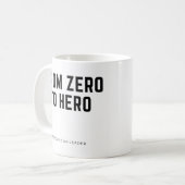 Een inspirerend cadeau koffiemok (Voorkant links)