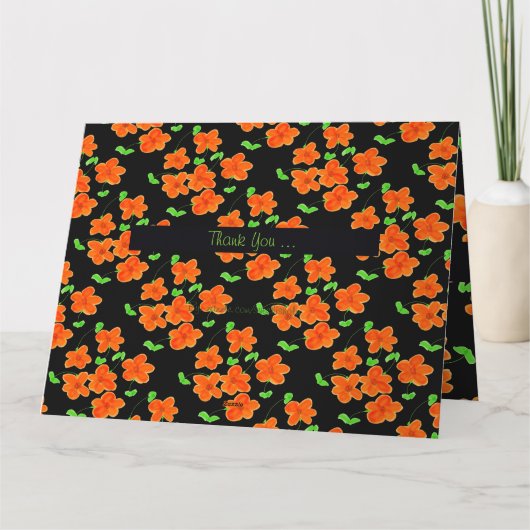 Een Inspirerend dank Bedankkaart (Achterkant)