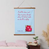 Een inspirerend hangend tapijt wandkleed (Slaapkamer)