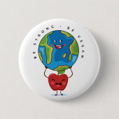 Een inspirerend knop voor inspirerend mensen ronde button 5,7 cm (Voorkant)
