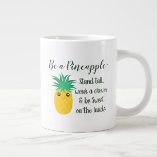 Een Inspirerend Motivatie citaat voor ananas zijn Grote Koffiekop