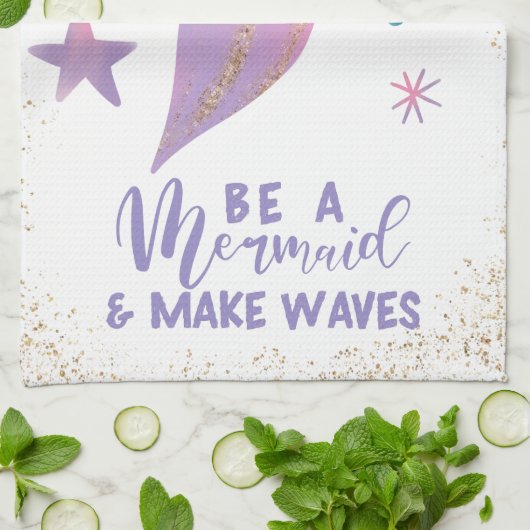 Een Inspirerend prijsopgave voor Zeemeermin zijn Theedoek (Gevouwen)