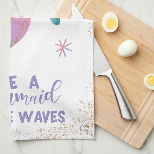 Een Inspirerend prijsopgave voor Zeemeermin zijn Theedoek (Quarter Fold)