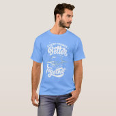 Een inspirerende grapquote t-shirt (Voorkant volledig)