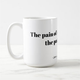 Een inspirerende quote voor hardlopers koffiemok