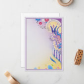 Een insteekaffaire © notitiekaartje (Voorkant / Achterkant in situ)