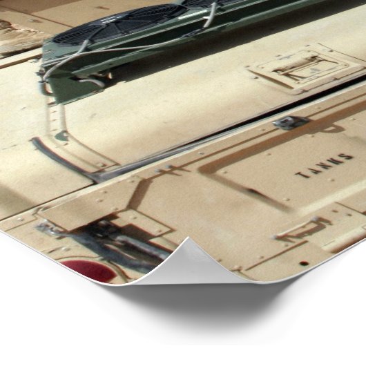 Een instructeur kijkt als Irakese soldaat Poster (Hoek)