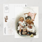 Een interessant spel briefkaart (Voorkant / Achterkant)