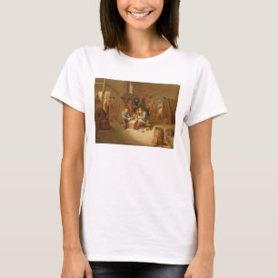 Een interieur van de Guarcomkamer met soldaten die T-shirt