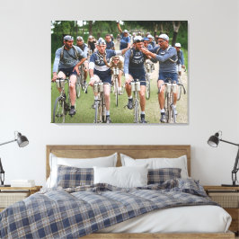 EEN INTIEM PORTRET TOUR DE FRANCE JAREN 1920 Redux Canvas Afdruk