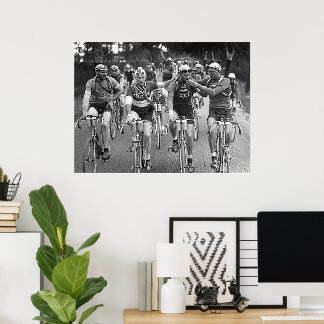 EEN INTIEM PORTRET VAN DE TOUR DE FRANCE JAREN 192 POSTER