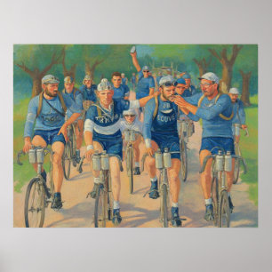 EEN INTIEM PORTRET VAN DE TOUR DE FRANCE JAREN 192 POSTER
