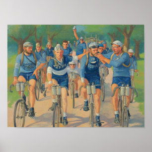 EEN INTIEM PORTRET VAN DE TOUR DE FRANCE JAREN 192 POSTER