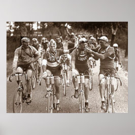 EEN INTIEM PORTRET VAN DE TOUR DE FRANCE JAREN 192 POSTER