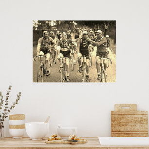 EEN INTIEM PORTRET VAN DE TOUR DE FRANCE JAREN 192 POSTER