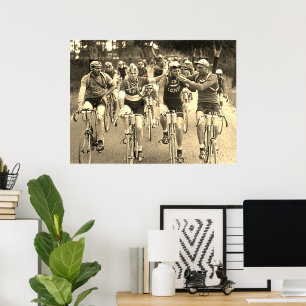 EEN INTIEM PORTRET VAN DE TOUR DE FRANCE JAREN 20 POSTER
