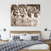 EEN INTIEME PORTRAIT VAN DE TOUR VAN FRANKRIJK VAN CANVAS AFDRUK (Insitu (Slaapkamer))