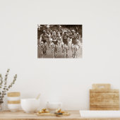 EEN INTIEME PORTRAIT VAN DE TOUR VAN FRANKRIJK VAN POSTER (Keuken)