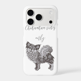 Een iPhone 11 Pro hoesje met chihuahua