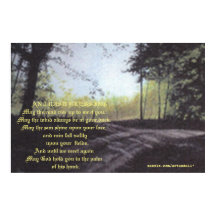 EEN IRISH BLESSING LANDSCAPE-POSTER
