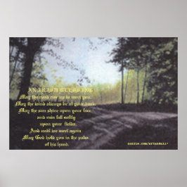 EEN IRISH BLESSING LANDSCAPE-POSTER POSTER