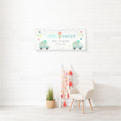 Een is de sociale verjaardagsbanner van Sweet-ijs Spandoek (Insitu)