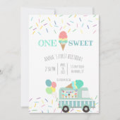 Een is de uitnodiging voor de sociale verjaardag v (Voorkant)