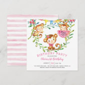 Een is een eerste uitnodiging voor een halve dag. (Voorkant / Achterkant)