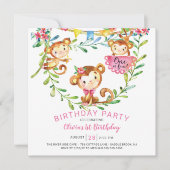 Een is een eerste uitnodiging voor een halve dag. (Voorkant)