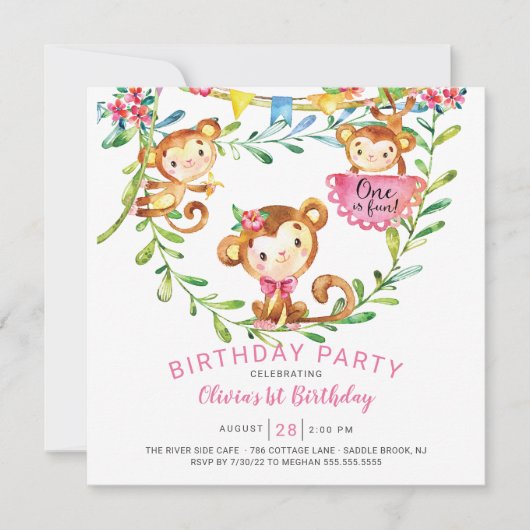 Een is een eerste uitnodiging voor een halve dag. (Voorkant)