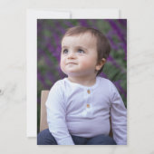 Een is meer leuk kampvuur eerste verjaardag foto kaart (Achterkant)