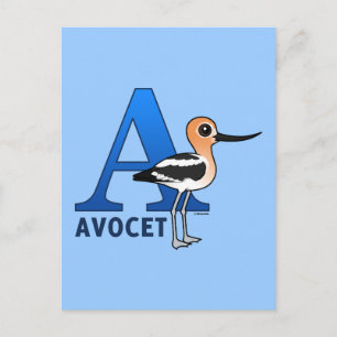 Een is voor Avocet Briefkaart