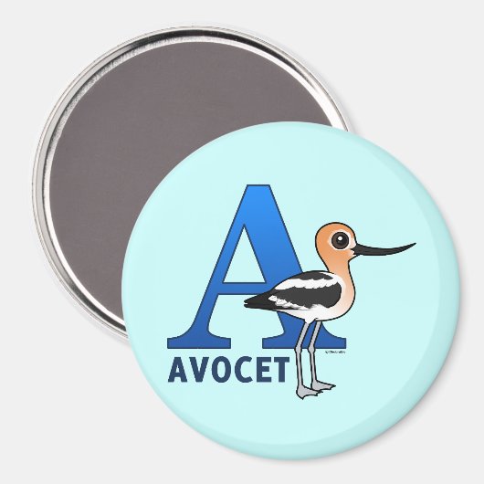 Een is voor Avocet Magneet (Voorkant / Achterkant)