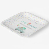 Een is zoete borden op roomijs papieren bordje (Gebogen)