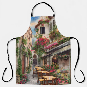 Een Italiaans straatbeeld Ephemera Design Serie 4 Schort