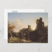 Een Italiaanse herfst van Thomas Cole Briefkaart (Voorkant / Achterkant)