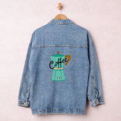 Een Italiaanse koffie moka Denim Jacket (Hangar)